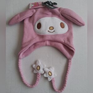 My Melody Figural Tassel Beanie Pink Sanrio Hot Topic - New with Tag
